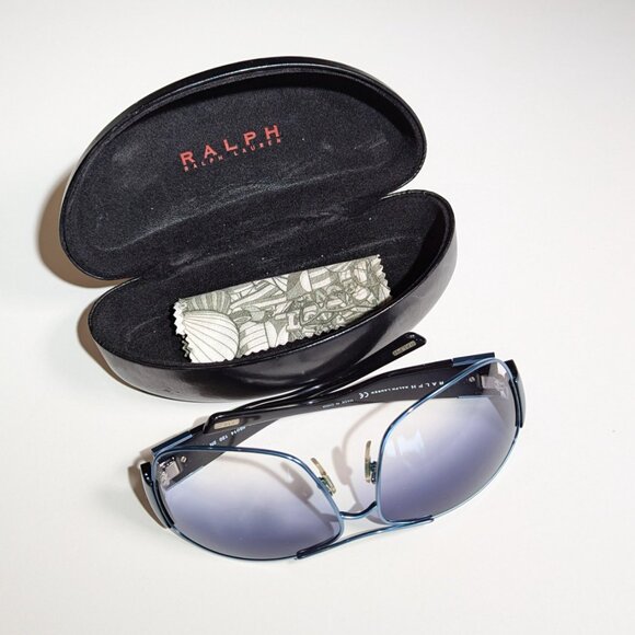 Ralph Lauren Blue Aviator Sunglasses - Picture 2 of 5